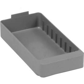 Quantum Super Tuff Euro Drawer QED401 - 5-9/16""W X 11-5/8""D X 2-5/8""H Gray