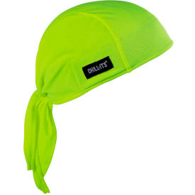 Ergodyne® Chill-Its® 6615 High-Performance Dew Rag Lime One Size