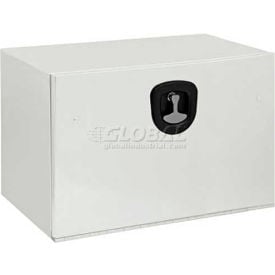Buyers Stainless Steel Underbody Truck Box w/ T-Handle - Polished Gray 18x18x30 - 1702653