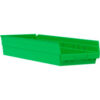 Akro-Mils Plastic Nesting Storage Shelf Bin 30184 - 8-3/8""W x 23-5/8""L x 4""H Green