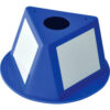 Global Industrial™ Inventory Control Cone W/ Dry Erase Decals Blue