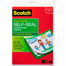 Scotch® Self-Sealing Laminating Sheets 6.0 mil 8 1/2 x 11 10/Pack