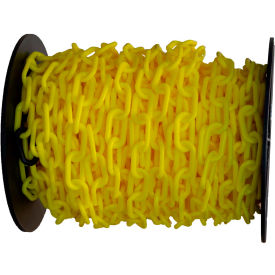 Mr. Chain Plastic Chain Barrier On A Reel 1-1/2""x200'L Yellow