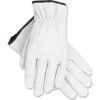 MCR Safety 3201L Grain Goatskin Driver Gloves White Large 12 Pairs
