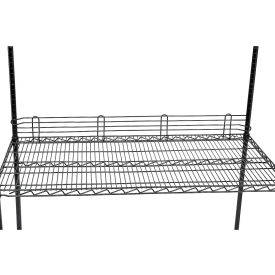 Nexel® Black Epoxy Wire Ledge 42""W x 4""H
