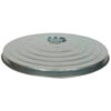 Witt Industries Galvanized Steel Lid For Heavy Duty 32 Gallon Trash Can Silver