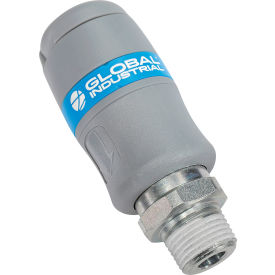 Global Industrial™ Standard Quick Coupling Industrial Interchange 3/8"" MNPT