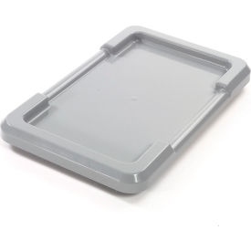 Global Industrial Gray Lid For Cross Stack And Nest Tote 25-1/8 x 16 x 8-1/2
