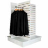 4-Way Slatwall Merchandiser 36""W x 36""D x 54""H - White