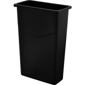 Global Industrial™ Slim Trash Can 23 Gallon Black