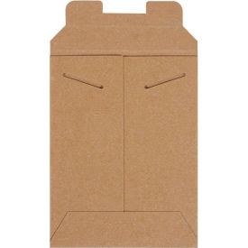 Stayflats® Tab Lock Mailers 6""W x 8""L Kraft 100/Pack
