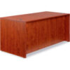 Alera Desk Shell with Straight Front - 65""Wx29-1/2""Dx29-1/2""H - Med Cherry - Valencia Series