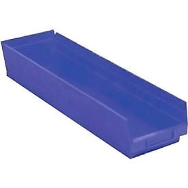Plastic Nesting Storage Shelf Bin QSB206 6-5/8""W x 23-5/8""D x 6""H Blue