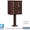 Cluster Box Unit 12 A Size Doors Type II Bronze USPS Access