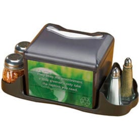 San Jamar H4005CTBK - Venue™ Tabletop Napkin Dispenser W/Caddy Black