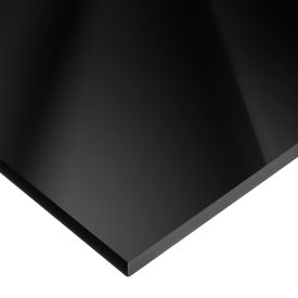 USA Sealing Cast Acrylic Sheet 96""L x 48""W x 1/4"" Thick Black