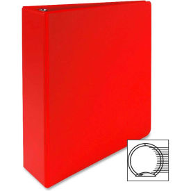 3-Ring Binder 2"" Capacity 11""x8-1/2"" Red