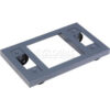 Global Industrial™ Steel Dolly with Open Deck & Rubber Wheels 1200 Lb. Capacity 27 x 16