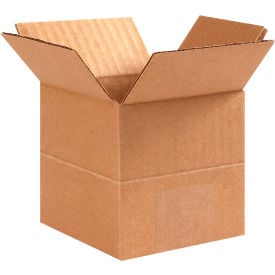 Global Industrial™ Multi Depth Cardboard Corrugated Boxes 4""L x 4""W x 4""H Kraft