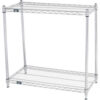 Nexel® 2 Shelf Chrome ESD Wire Shelving Unit Starter 36""W x 12""D x 34""H