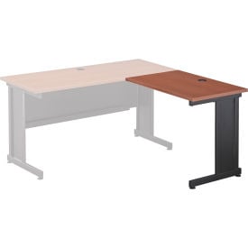 Interion® 36""W Right Handed Return Table Cherry