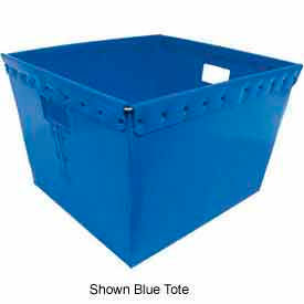 Corrugated Plastic Nestable Tote 21x19x14 Natural