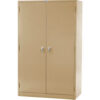 Global Industrial™ Heavy Duty Storage Cabinet Turn Handle 48""W x 24""D x 78""H Tan Assembled