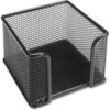 Lorell® Mesh Memo Holder Black