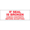 Tape Logic® Carton Sealing Tape If Seal Is Broken 2"" x 110 yds. Red/White