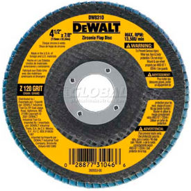 DeWalt DW8311 Flap Disc Type 29 4-1/2"" x 5/8-11"" 36 Grit Zirconia