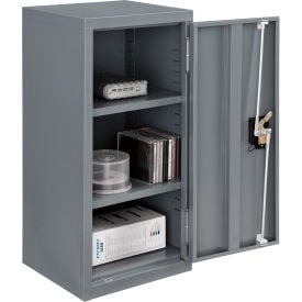 Global Industrial™ Wall Mount Storage Cabinet 13-3/4""W x 12-3/4""D x 30""H Assembled Gray