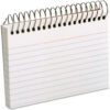 Oxford® Spiral Index Cards 40282 3"" x 5"" White 1 Each