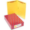 Smead® Two-Inch Capacity Fastener Folders Straight Tab Legal Yellow 50/Box