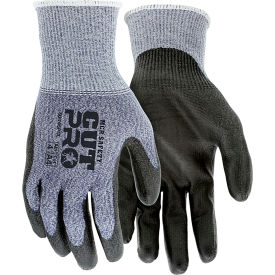 MCR Safety Cut Pro Gloves PU Coated Palm/Fingers Cut A4 Abrasion 4 Puncture 3 1 Pair