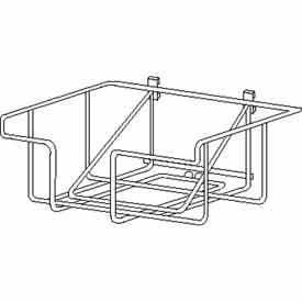Wire Literature Basket For Bulletin Sign Holder - Chrome