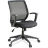 Lorell Mesh-Back Executive Chair LLR84868 Fabric Black