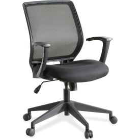 Lorell Mesh-Back Executive Chair LLR84868 Fabric Black