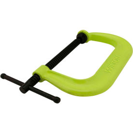 Wilton 14305 Model 408-SF 0-8-1/4"" Jaw Opening 5"" Throat Depth Drop Forged Hi-Vis C-Clamp