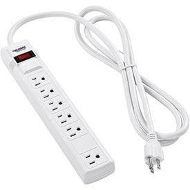 Global Industrial™ Surge Protected Power Strip 5+1 Outlets 15A 90 Joules 6' Cord