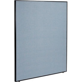 Interion® Office Partition Panel 60-1/4""W x 72""H Blue