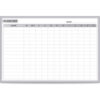 Ghent In/Out Graphic Whiteboard - Magnetic Steel Surface - 4' x 6' - Silver Frame