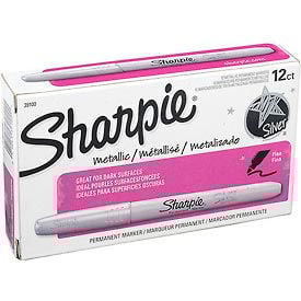 Sharpie® Metallic Permanent Marker Fine Metallic Silver Ink