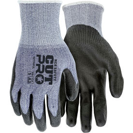 MCR Safety Cut Pro Gloves PU Coated Palm/Fingers Cut A3 Abrasion 5 Puncture 4 1 Pair