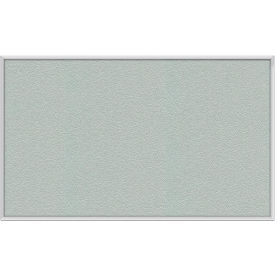 Ghent 48""W x 48""H Vinyl Bulletin Board - Aluminum Frame - Silver