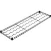 Nexel® WS1448B Wine Bottle Shelf 48""L x 14""W Black Epoxy
