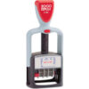 2000 PLUS® Two-Color Word Dater 1 3/4 x 1 ""Paid"" Self-Inking