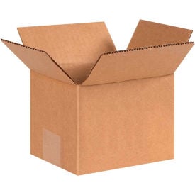 Global Industrial™ Cardboard Corrugated Boxes 6""L x 5""W x 4""H Kraft