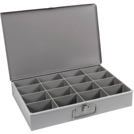 Durham Steel Scoop Compartment Box 113-95 - 16 Compartments  18 x 12 x 3