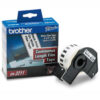 Brother® Continuous Film Label Tape 1.1"" x 50ft Roll White