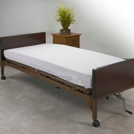 Drive Medical Hospital Bed Fitted Sheets 80""L x 36""W x 6"" Cotton and Polyester White